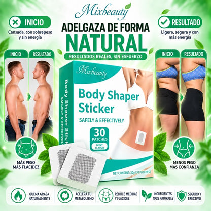 Parches Body Shaper™ - Despídete de la Grasa Abdominal sin Dietas, Mientras Duermes + Envío gratis!