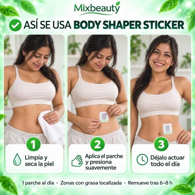 Parches Body Shaper™ - Despídete de la Grasa Abdominal sin Dietas, Mientras Duermes + Envío gratis!