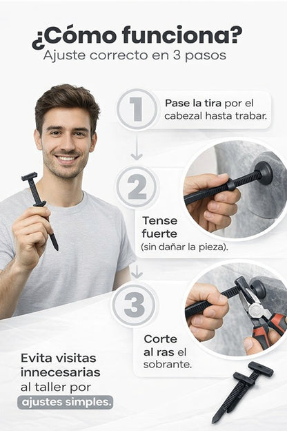 💥SUPER PACK DE CINCHOS DE SEGURIDAD X100 UNIDADES + ENVÍO GRATIS Y PAGAS AL RECIBIR!💥